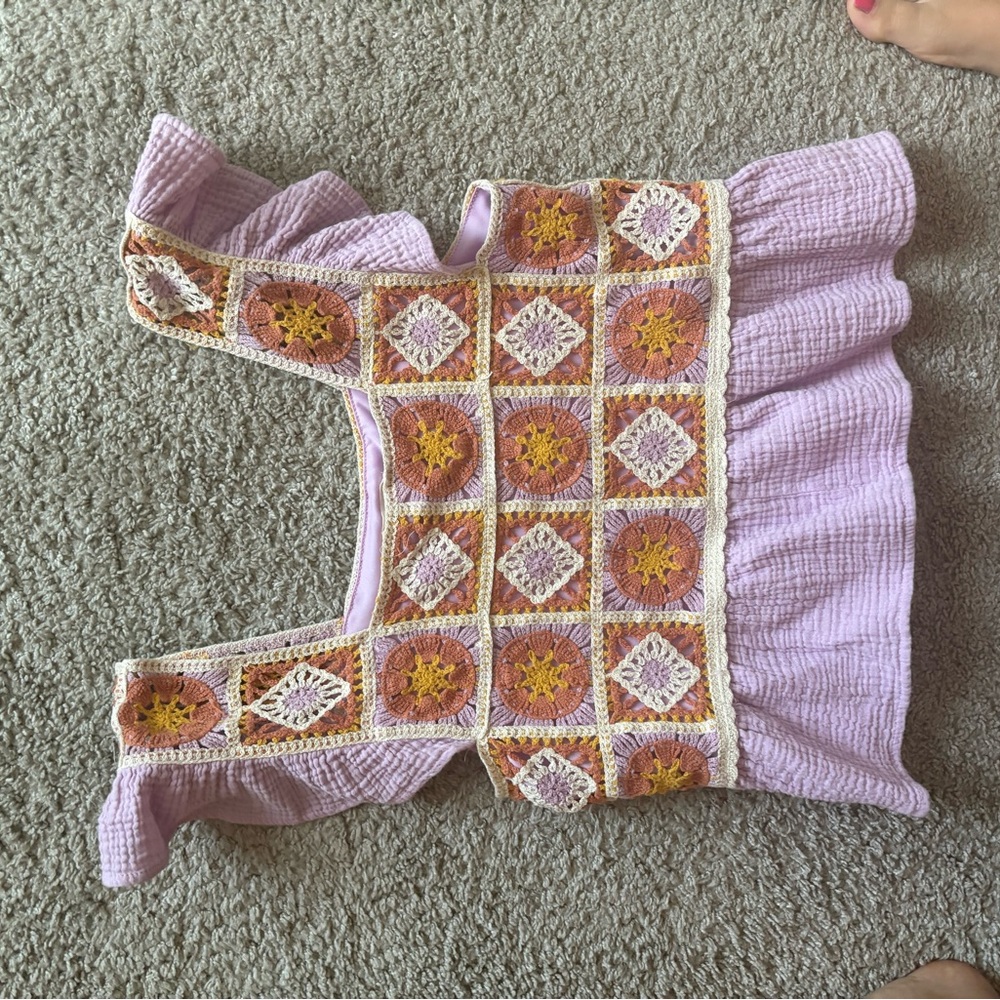 Entro Multicolor Crochet Top - Picture 2 of 3